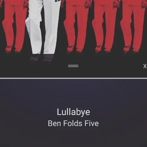 Music player screenshot for Lullabye by Ben Folds Five